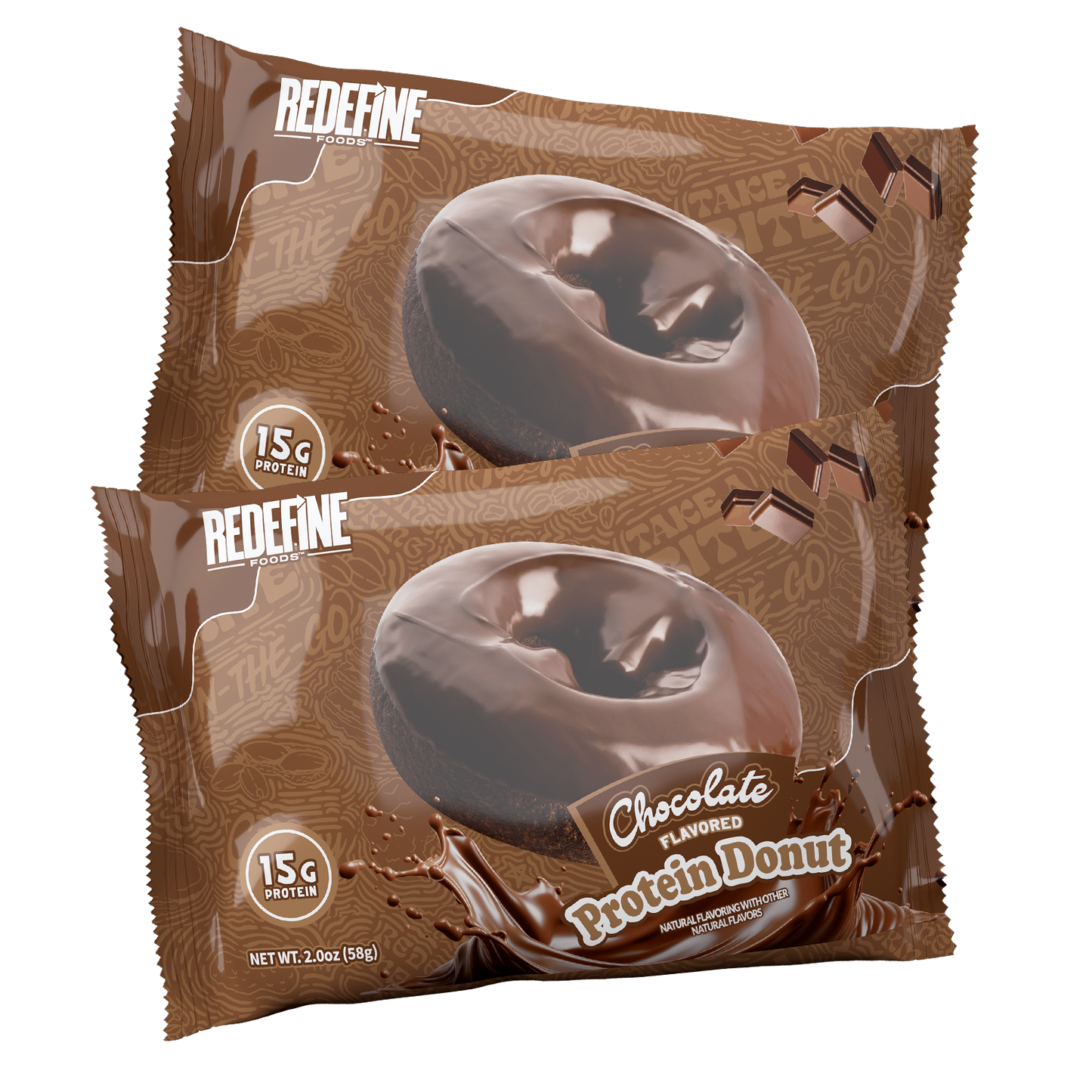 Individual Chocolate Protein Donut
