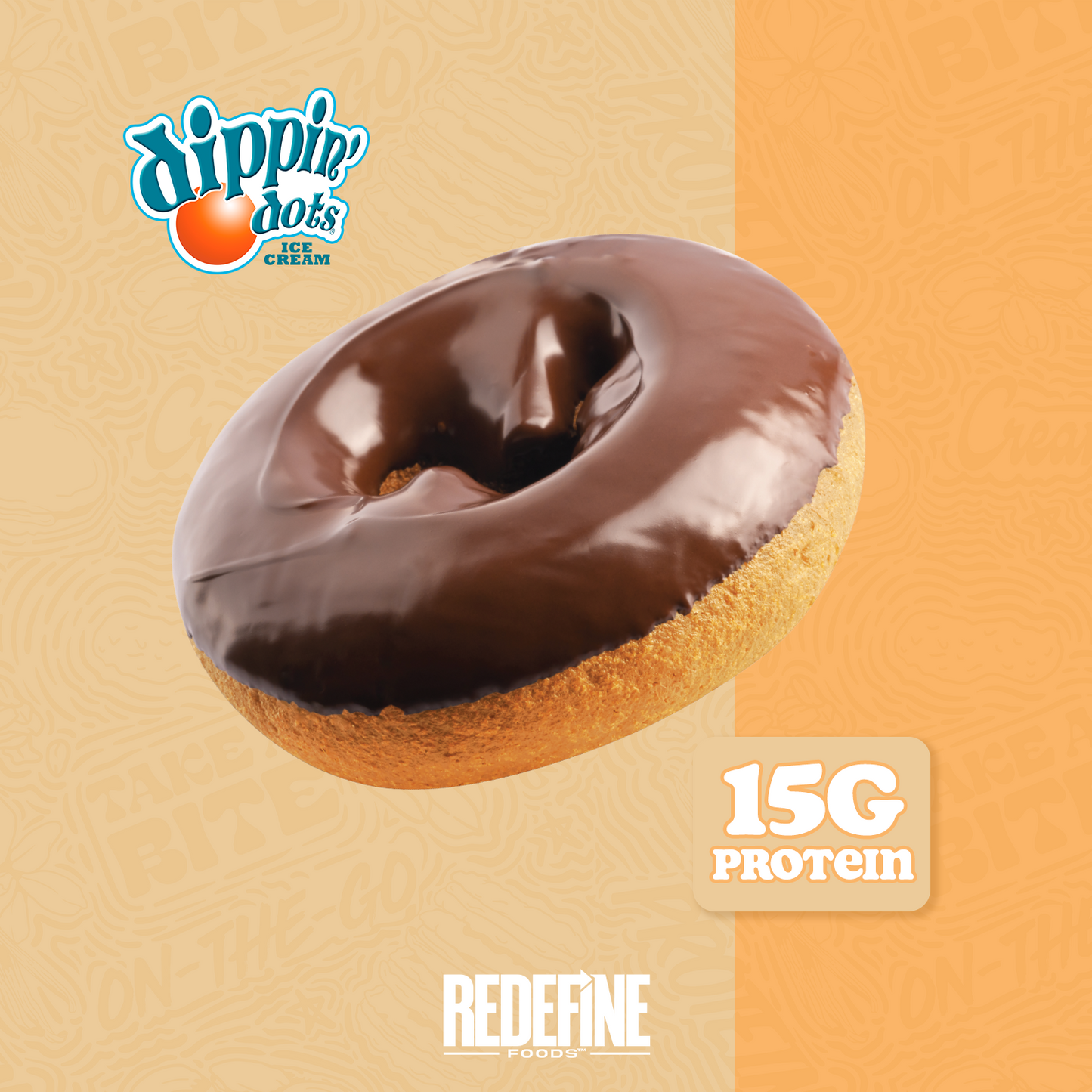Dippin' Dots® Chocolate Chip Cookie Dough Protein Donut