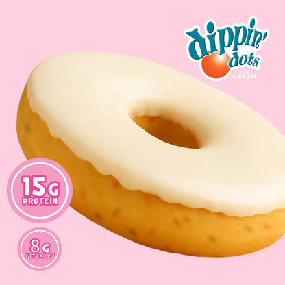 Dippin' Dots® Birthday Cake Protein Donut