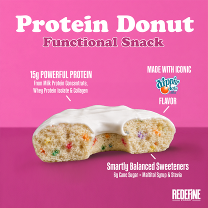 Dippin' Dots® Birthday Cake Protein Donut