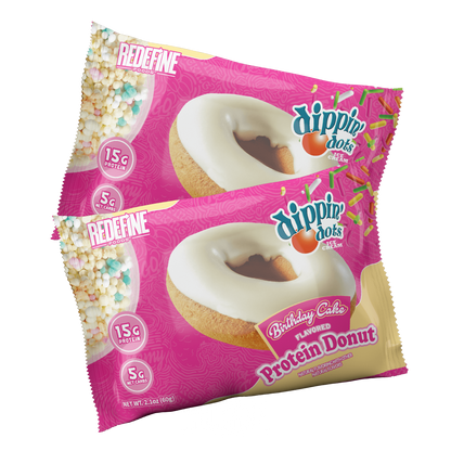 Dippin' Dots® Birthday Cake Protein Donut