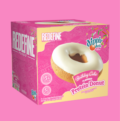 Dippin' Dots® Birthday Cake Protein Donut