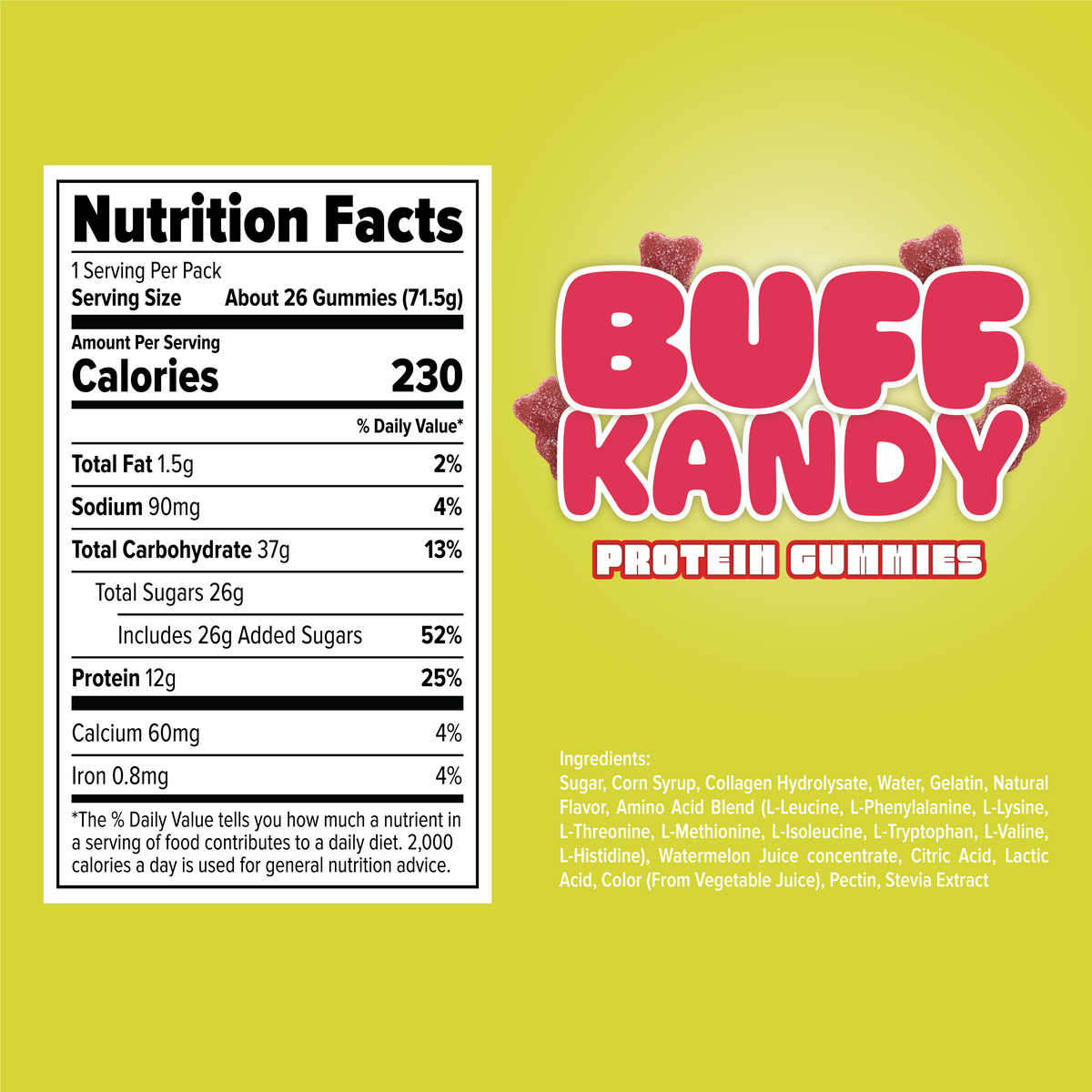 Buff Kandy Protein Gummies