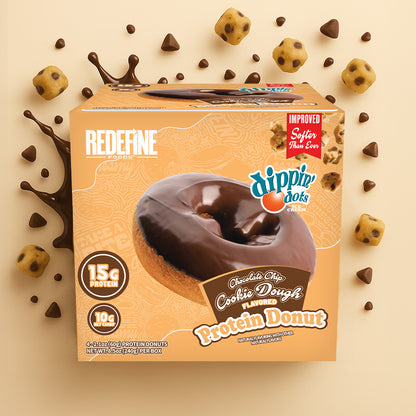 Dippin' Dots® Chocolate Chip Cookie Dough Protein Donut