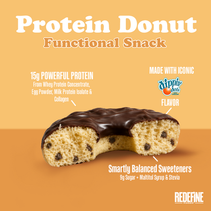 Dippin' Dots® Chocolate Chip Cookie Dough Protein Donut