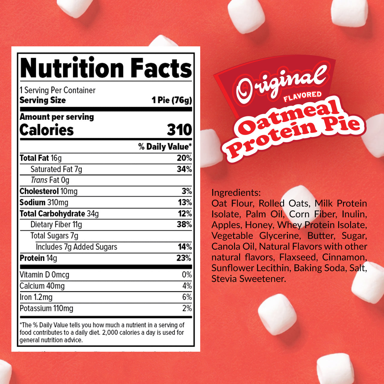 Oatmeal Protein Pie Original