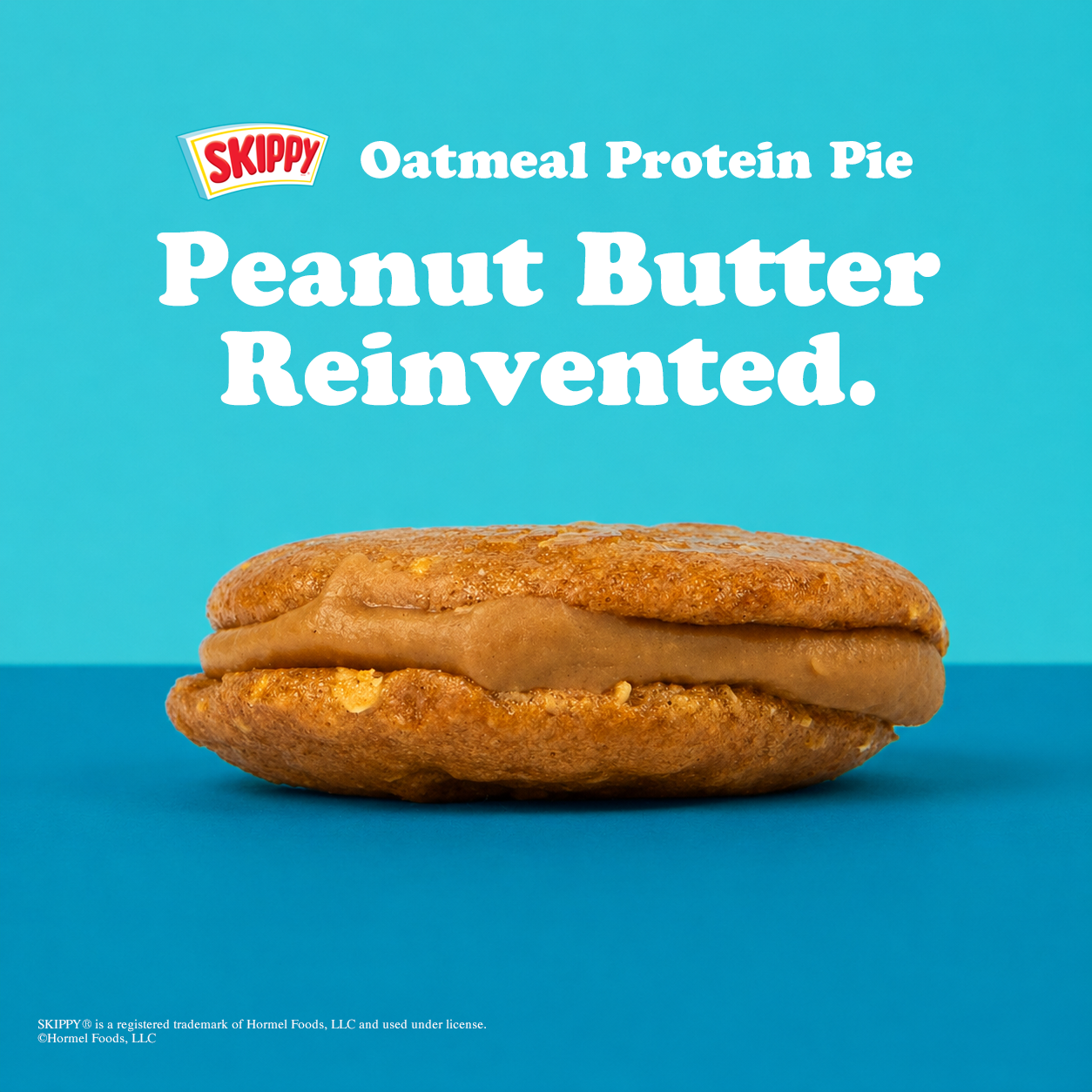 Oatmeal Protein Pie, Skippy Peanut Butter - Hover