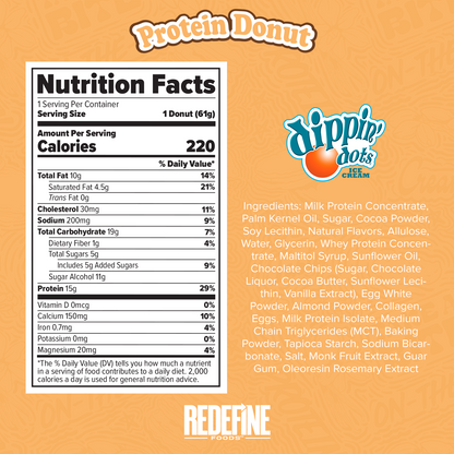 2 Dippin' Dots® Protein Donuts