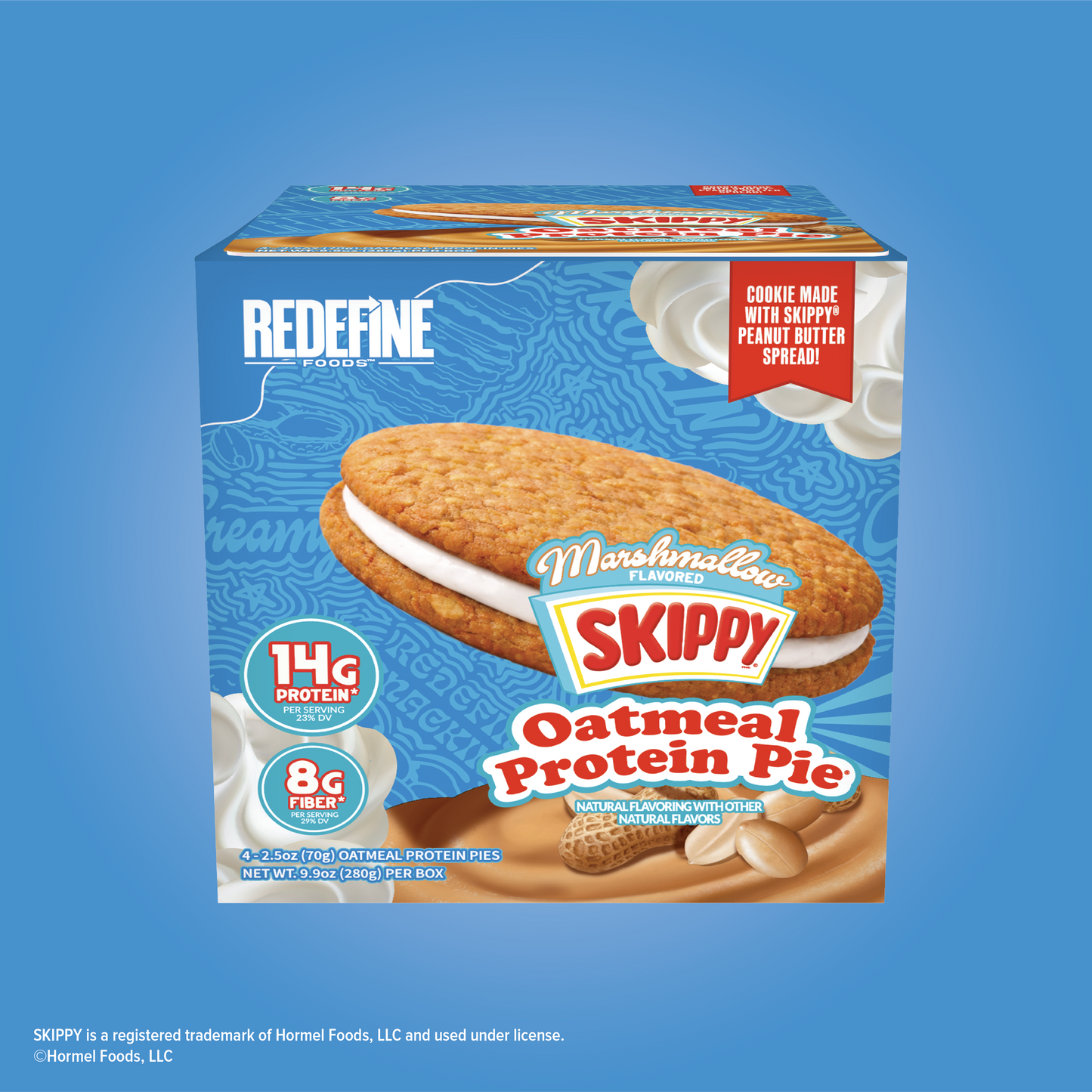 Oatmeal Protein Pie, SKIPPY® Marshmallow
