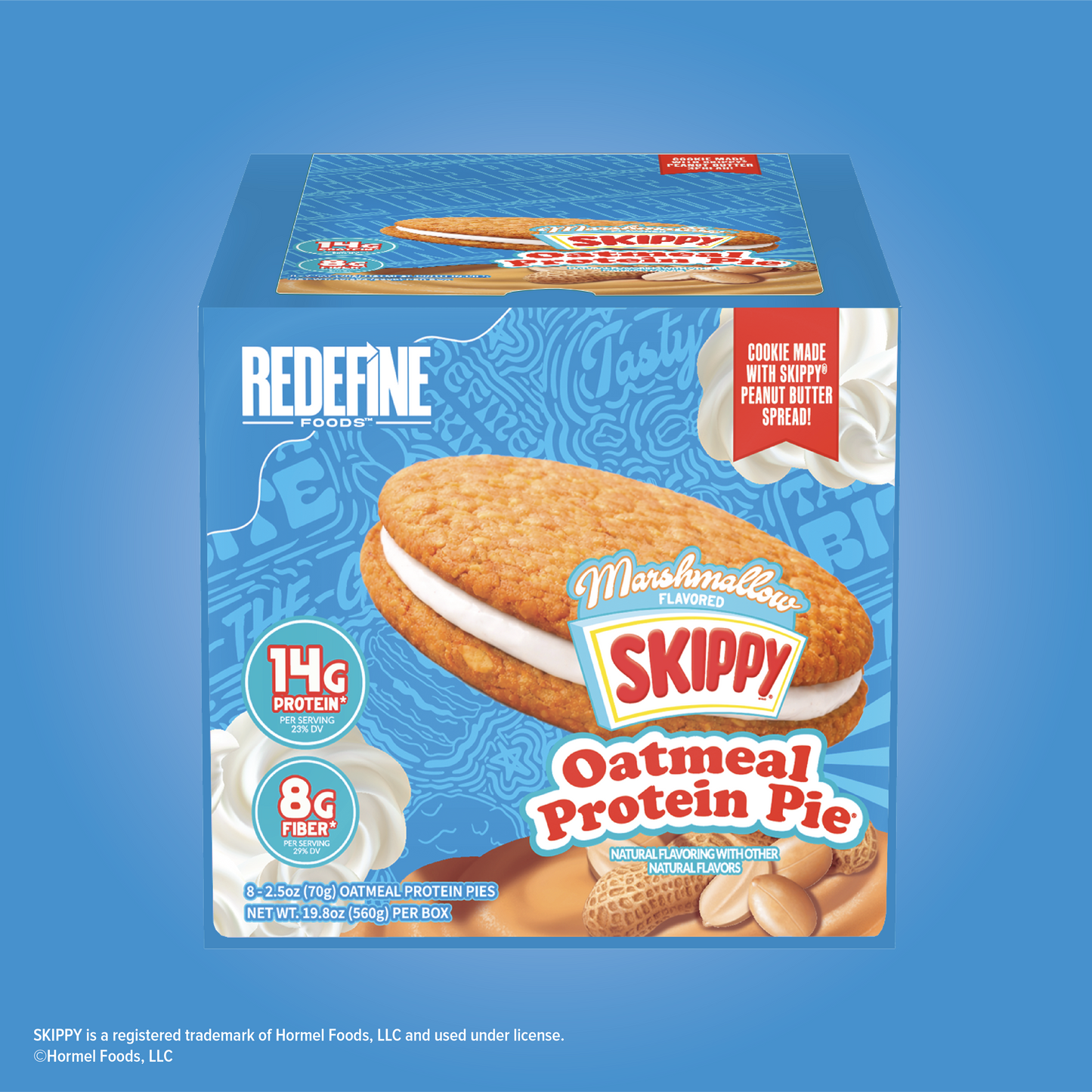 Oatmeal Protein Pie, SKIPPY® Marshmallow