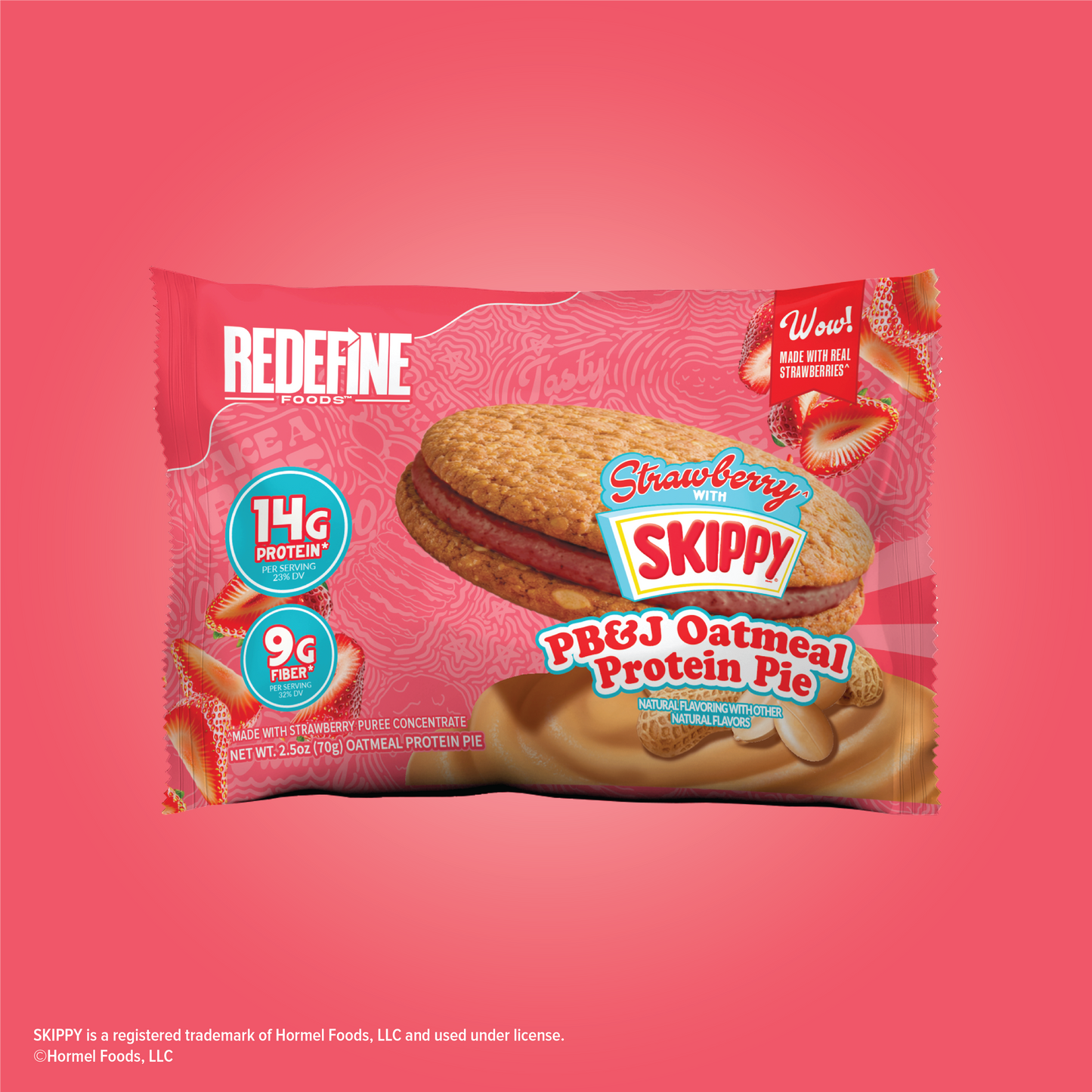 Skippy Peanut Butter & Jelly Oatmeal Protein Pie