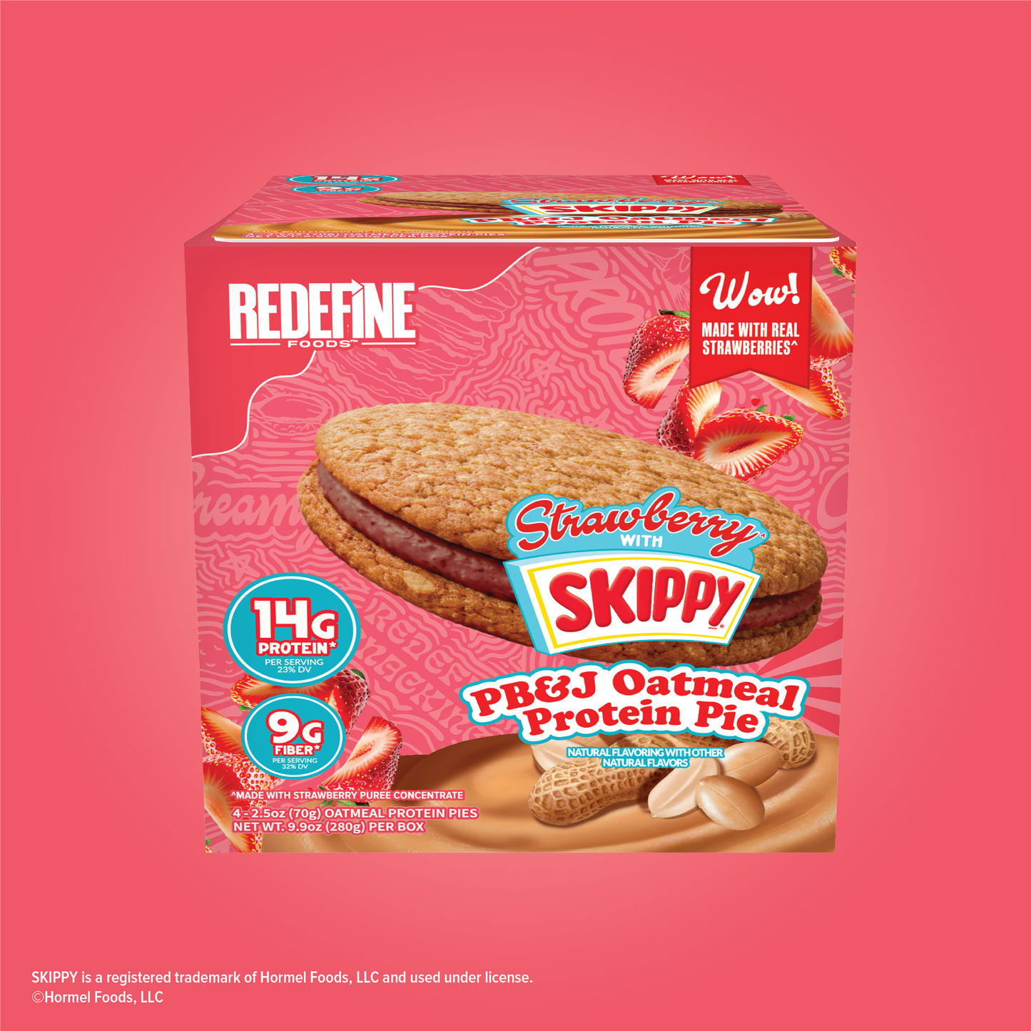 Skippy Peanut Butter & Jelly Oatmeal Protein Pie