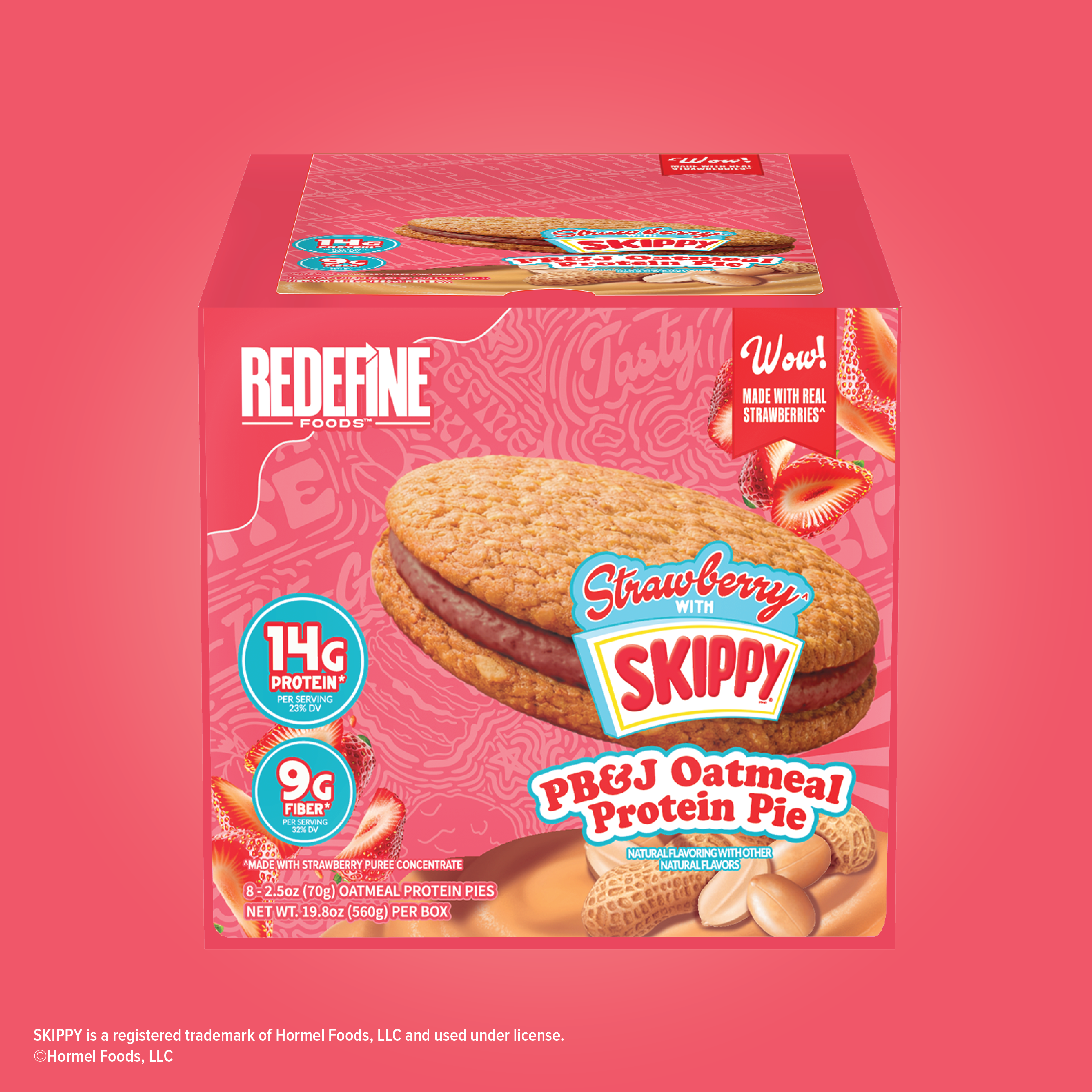 Skippy Peanut Butter & Jelly Oatmeal Protein Pie