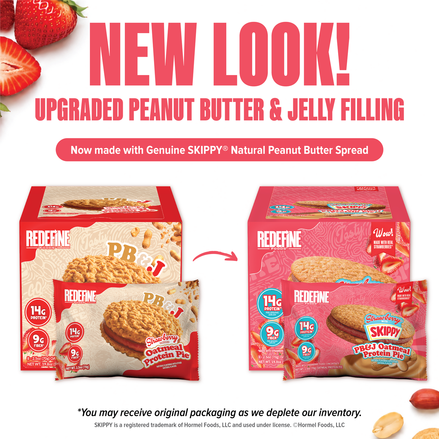 Skippy Peanut Butter & Jelly Oatmeal Protein Pie