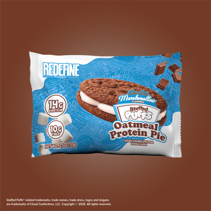 Stuffed Puffs® Chocolate Marshmallow Oatmeal Protein Pie