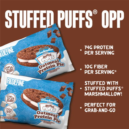 Stuffed Puffs® Chocolate Marshmallow Oatmeal Protein Pie