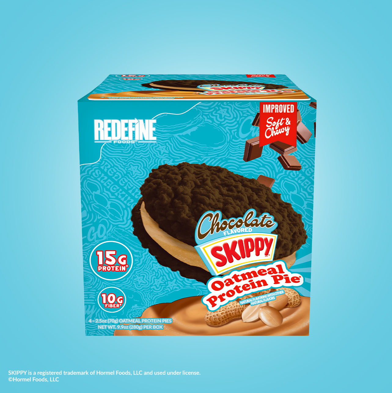 Oatmeal Protein Pie, Skippy Chocolate - Hover